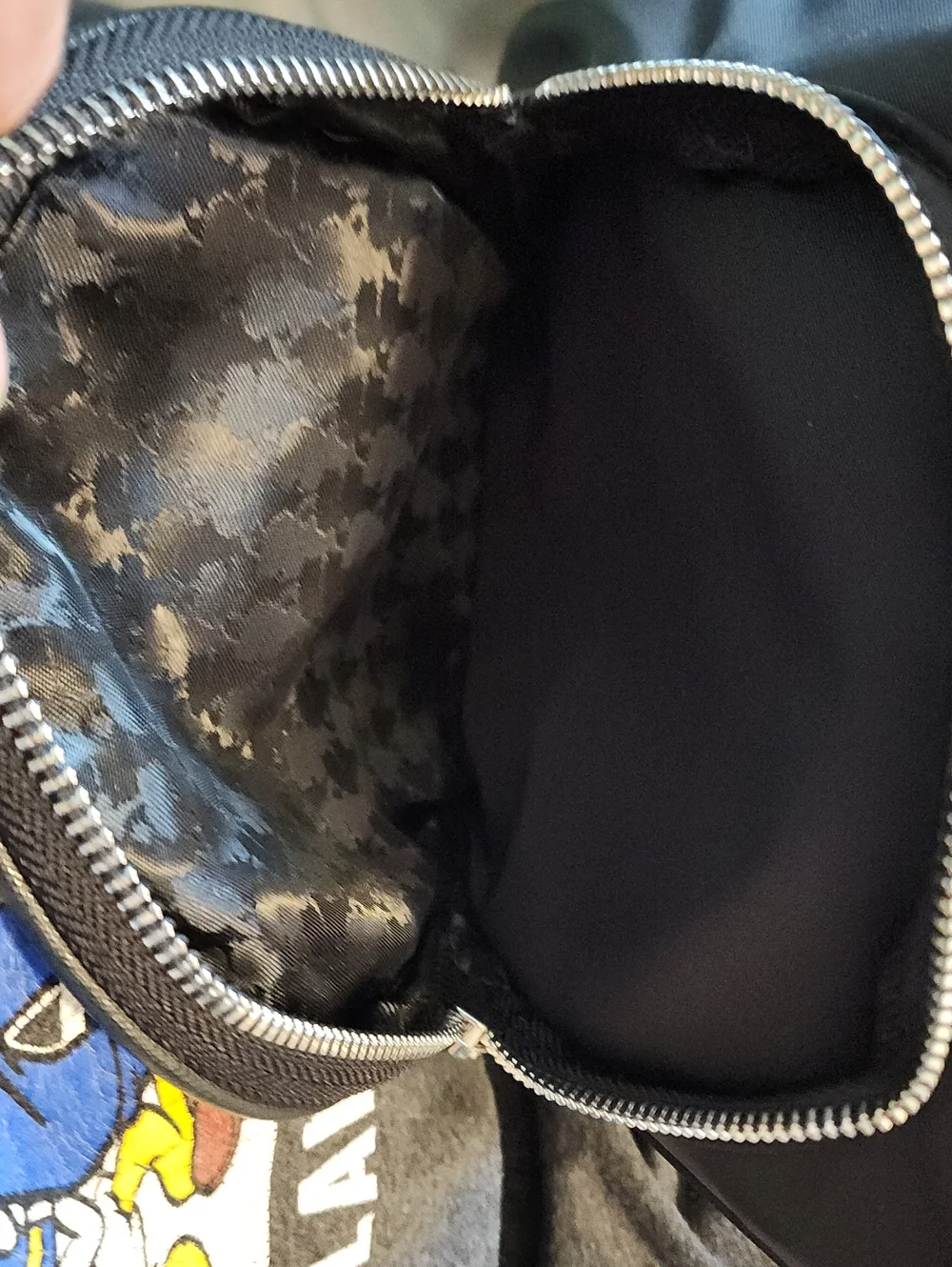 Karl Lagerfeld Black Mini Backpack